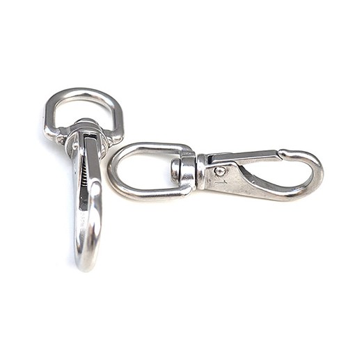 Stainless Steel Large Swivel Lobster Clasps Carabiner Snap Keychain M4 M5 M6 M7 - Picture 11 of 15