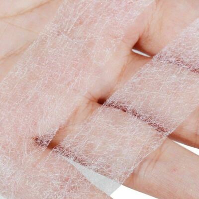 25m Säumen Netz große Rolle Wunder Bügelband Nähen Kleben Lang Abzeichen Basteln