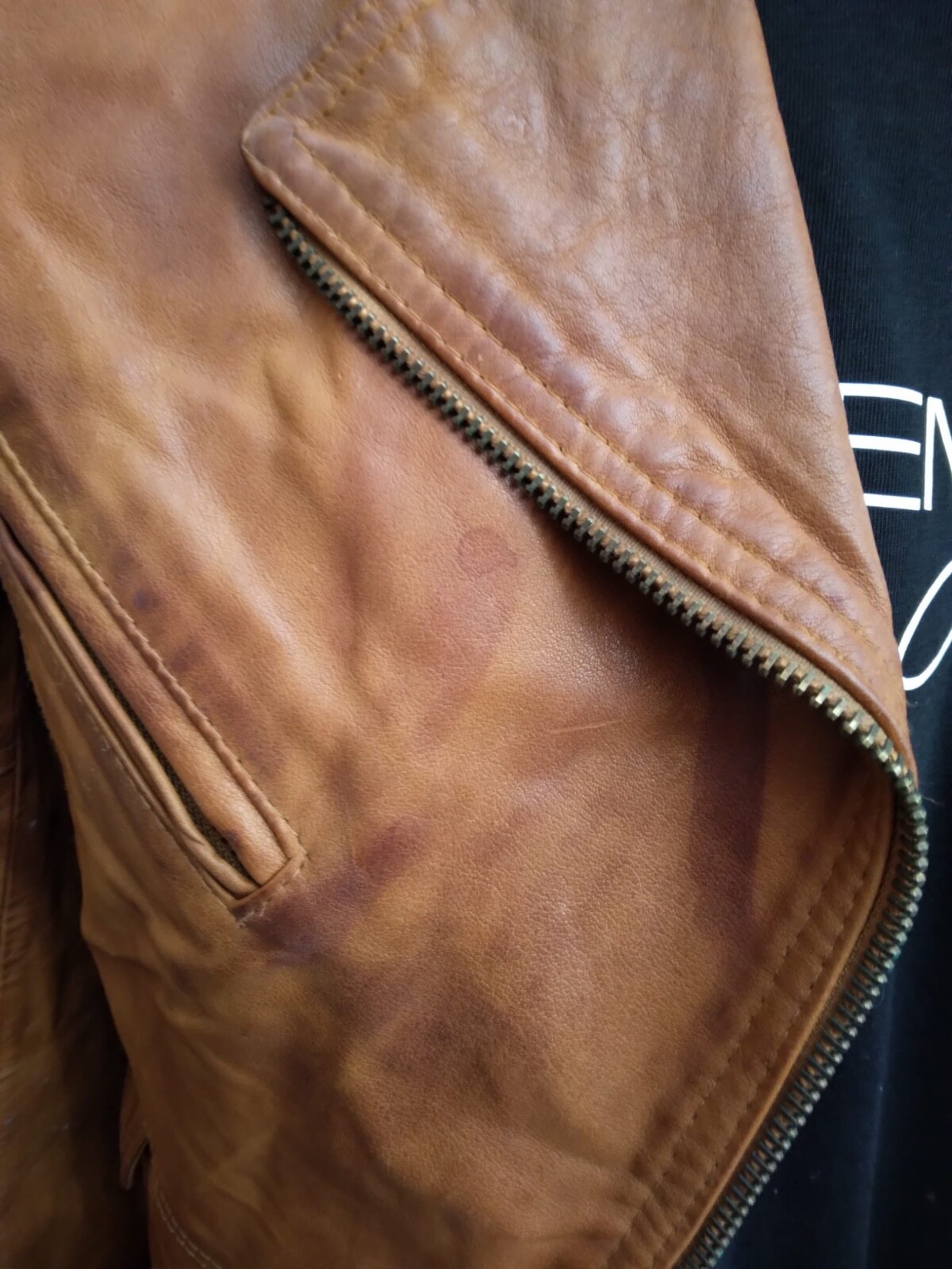 Brevetti authentic leather jacket used women's ca… - image 10