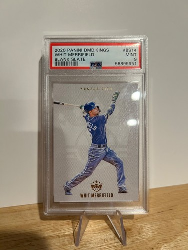 2020 Panini Diamond Kings Blank Slate Case Hit! Whit Merrifield PSA MINT 9