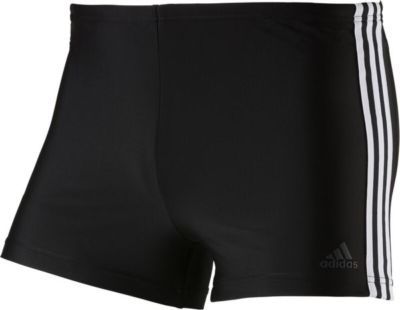 Adidas Herren Männer Stretch Badehose Boxer Tight 3S Infinitex Schwarz  DP7533
