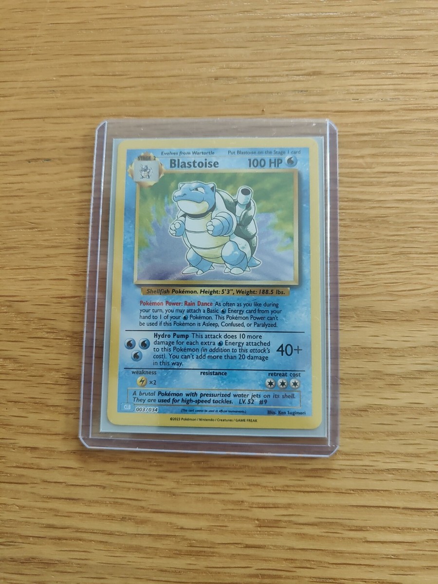 POKEMON CHARIZARD COLLEZIONE Classica 003/032 CLL Blastoise Giapponese