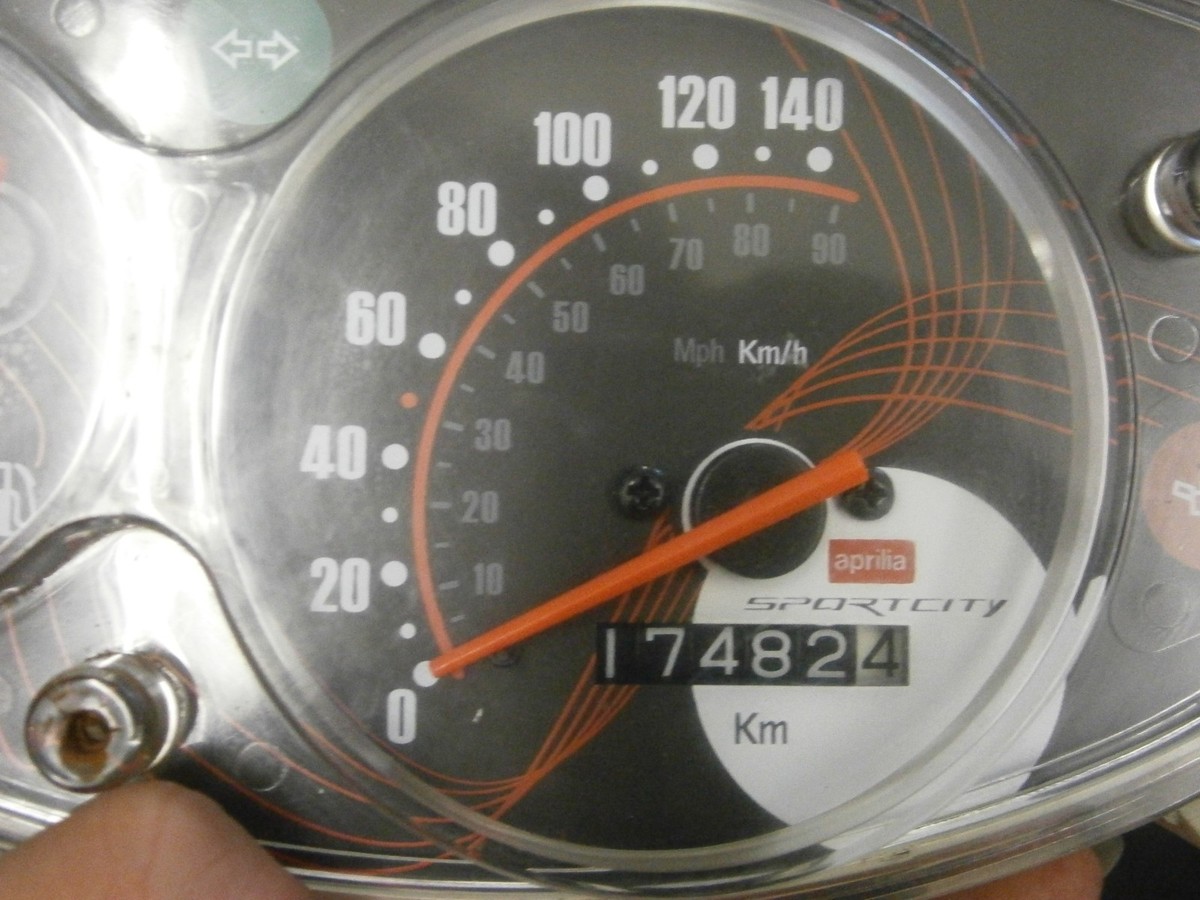 Aprilia Sportcity 50 2009 Clocks & Cover & Handlebar Switch | eBay