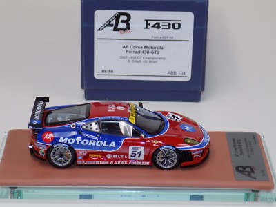1/43 AB Models Ferrari F430 GT2 #51 AF Corse Motorola 2007 FIA