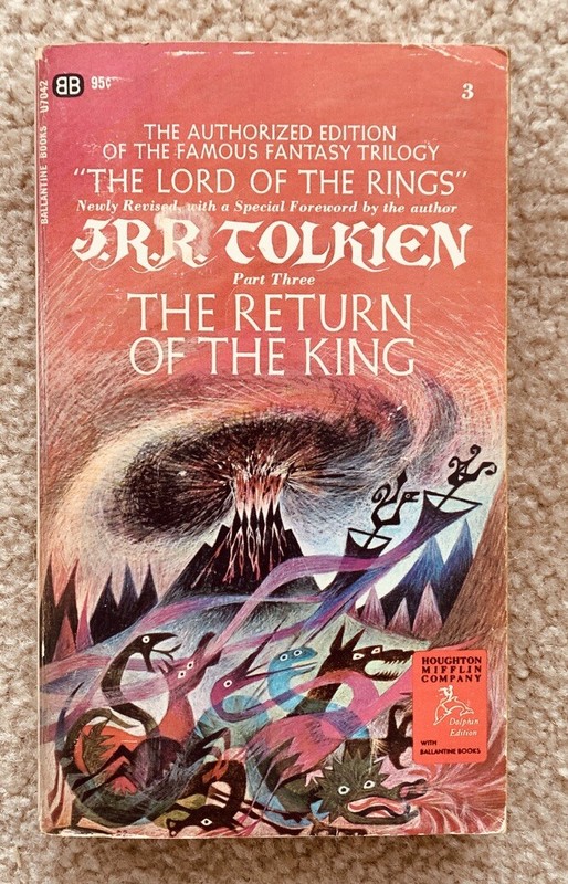 The Return of the KIng by J.R.R. Tolkien 1965 Ballantine Paperback LOTR #3