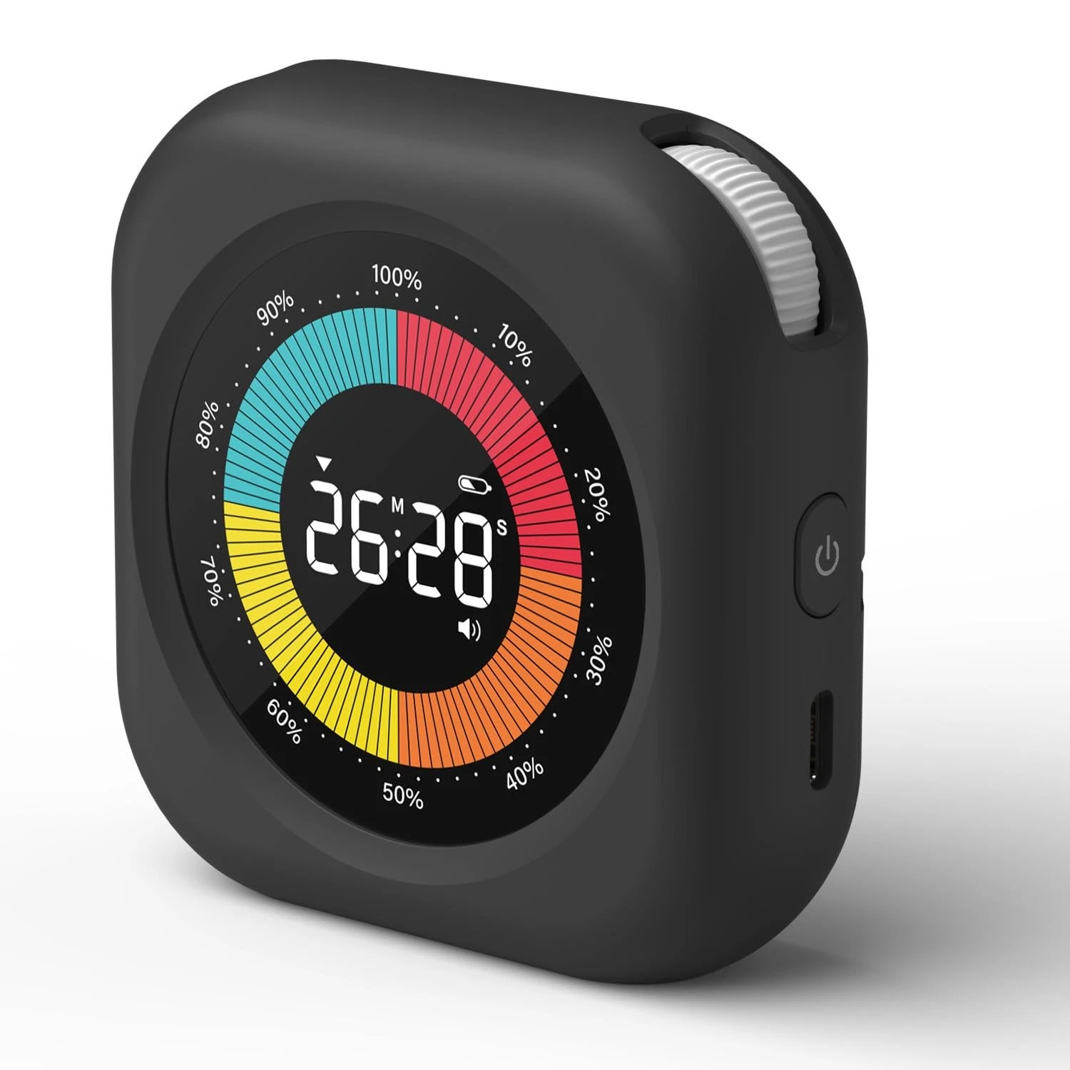 Visual Timer for Kids, 10 Hours Countdown/Up, with Rechargeable, 3 Volume Lev...