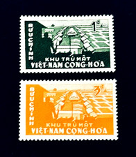 Lote de estampillas de Vietnam - 1960 cooperativa granja arroz Sn 141.142 MLH r41