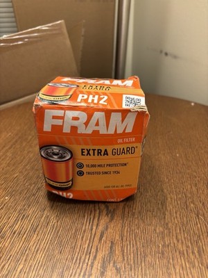 FRAM Extra Guard Oil Filter PH2  10,000 Mile Protection | New (Open Box) B6