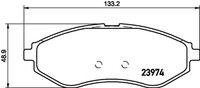 Hella Pagid Bremsbelagsatz Scheibenbremse 8DB 355 011-251 FüR Aveo Daewoo Kalos
