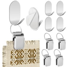 4 Set Tapestry Wall Hanging Clips Self Adhesive Wall Hanger Textile Art Decor...