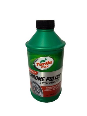 Turtle Wax Chrome Polish & Rust Remover Metal Shiner - Wheels - Sealed 12oz