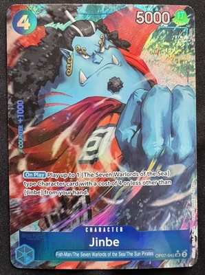 One Piece Jinbe OP07-045 Parallel 500 Years in the Future English NM