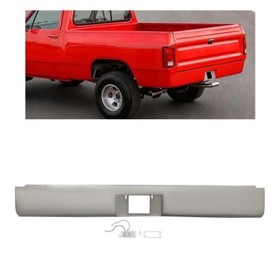 ALMULOO Steel Rear Roll Pan Compatible with 1972-1993 Dodge D100 150 250 Flee...