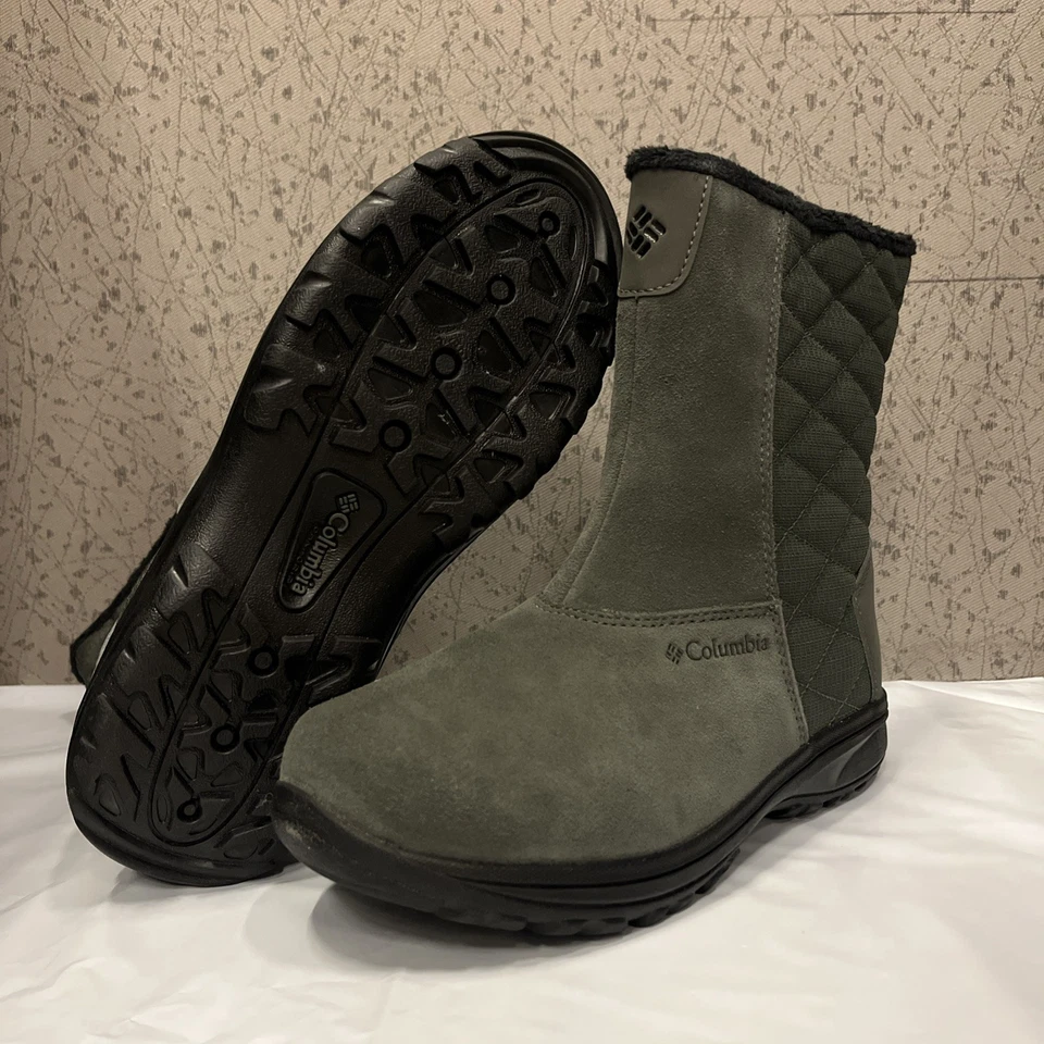 Columbia Ice Maiden Slip III Women's Snow Boots Size 8 Green BL5217 339 New - Image 2 of 4