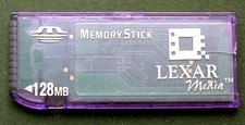 LEXAR Media 128MB memory stick -128MB - free shipping