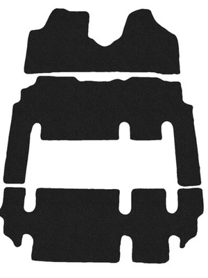 Basic Tapis de sol pour Citroen Jumpy II personnes 2xportes 2007-2016 3 rangées - Photo 1/4