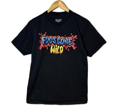 Foos Gone Wild Black T Shirt Size Small Chicano California LA Cholo Comedy