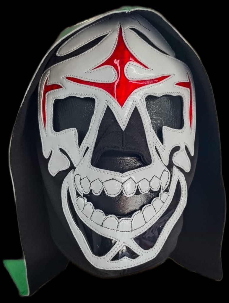 🔥LA PARKA AAA * GREEN SEMI PROFESIONAL Mask Lucha Libre TOP