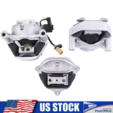 3Pcs Engine Motor Transmission Mount Kit For Audi A6 2.0L N238 FWD 2012-2018 US