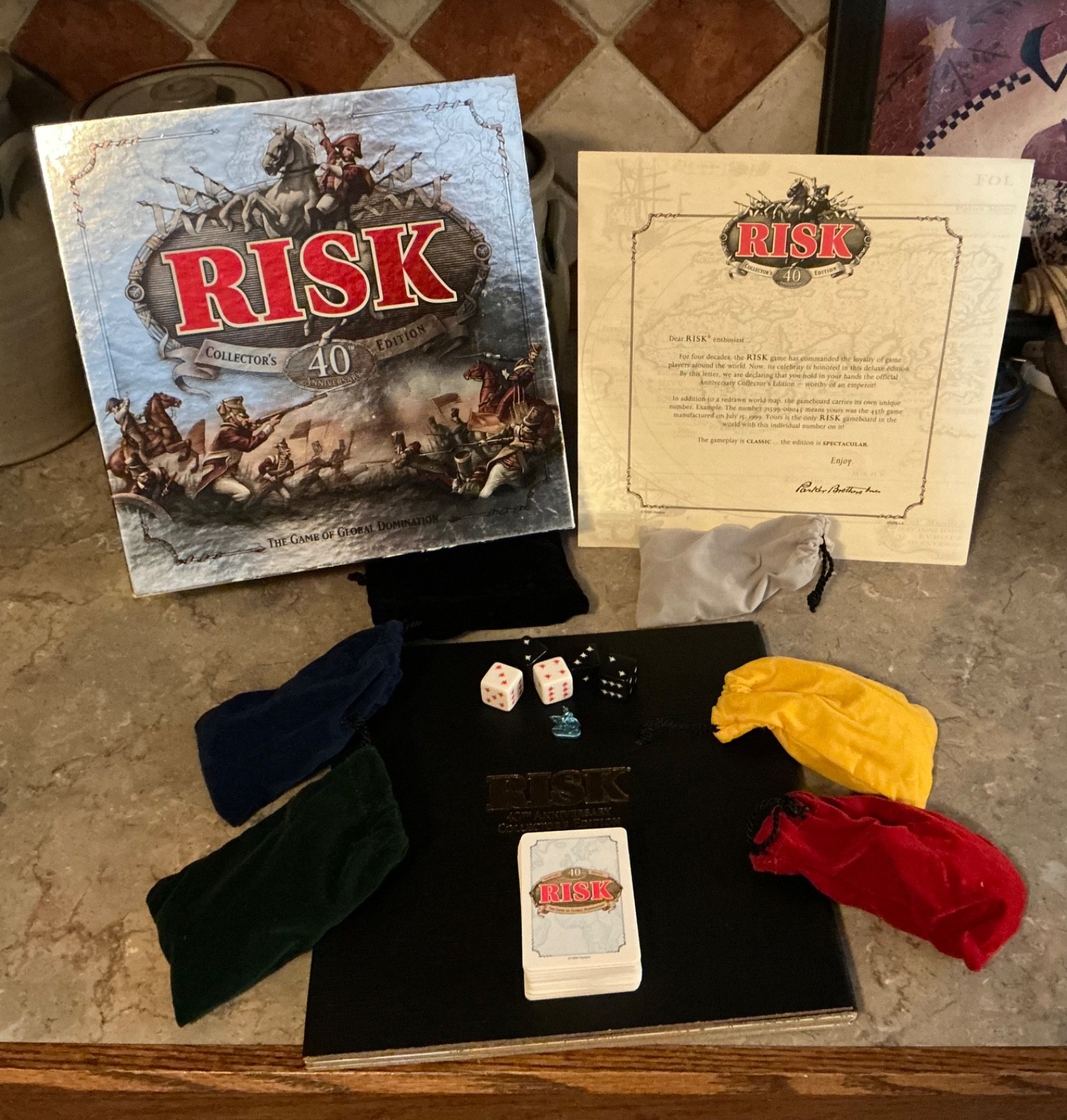 Hasbro Risk 40th Anniversary Collector's Edition Board Game
