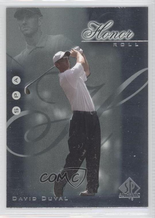 2001 SP Authentic Honor Roll David Duval #HR2 Rookie RC 0c4