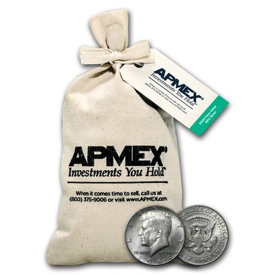 90% Silver Kennedy Half-Dollars $500 Face Value Bag (1964) | eBay