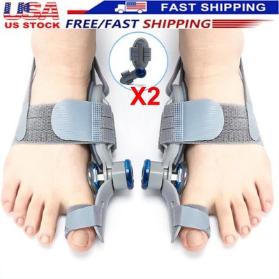 2PCS Bunion Fix Toe Valgus Corrector Big Toe Straightener for Men & Women 1Pair
