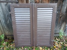 1 Paar Fensterladen - Holz - gebraucht - Höhe 115 cm - Breite 52 cm