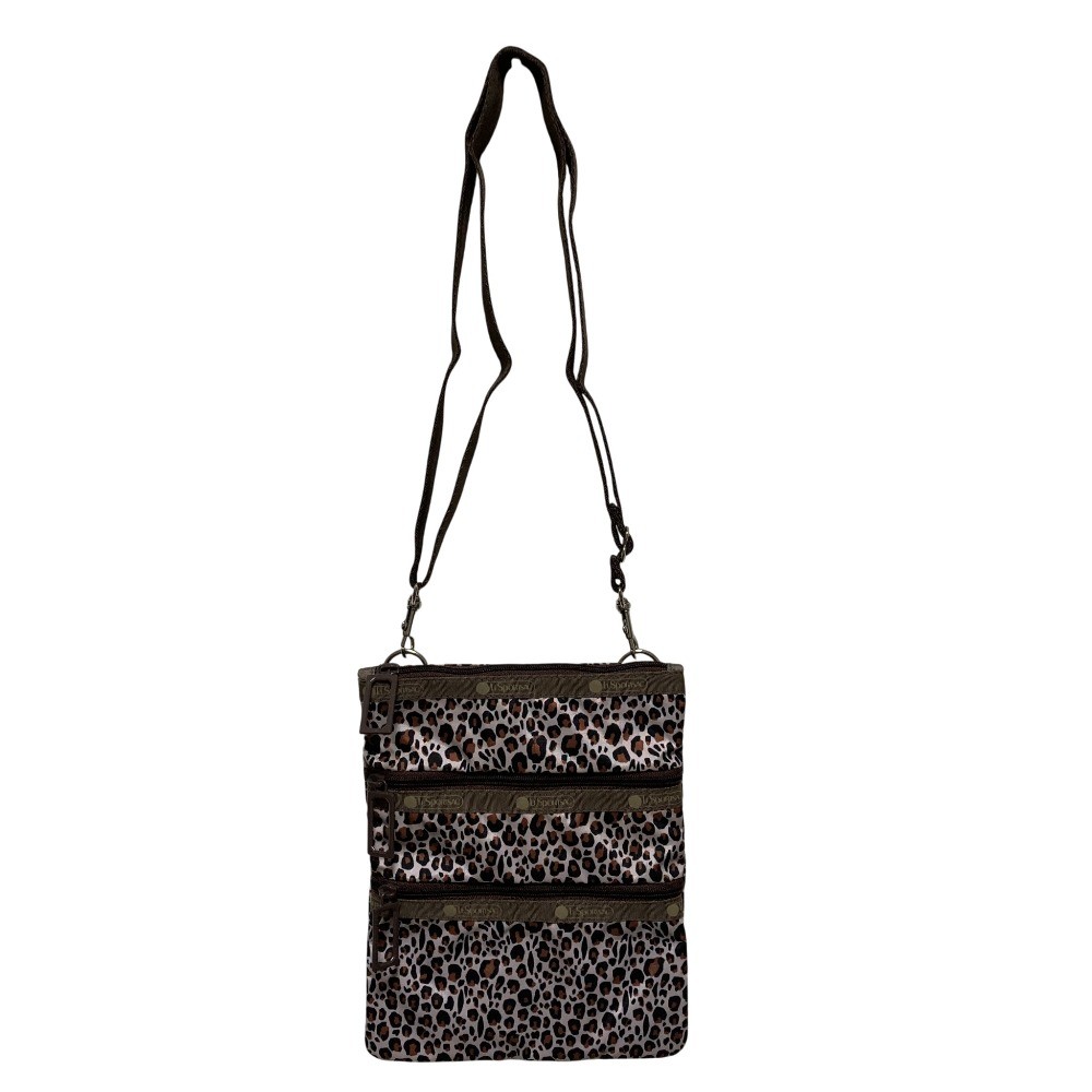 LeSportsac Casey Leopard Pattern Shoulder Pouch B… - image 1