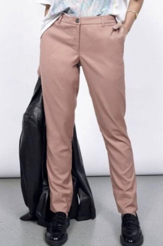Wildfang Empower Trouser Womens Pants Rose Pink Size 4 NWT RV $128
