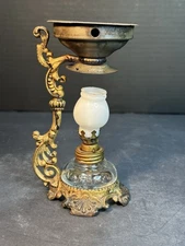 Antique Victorian Vapo Cresolene Kerosene Medical Pharmaceutical Oil Lamp