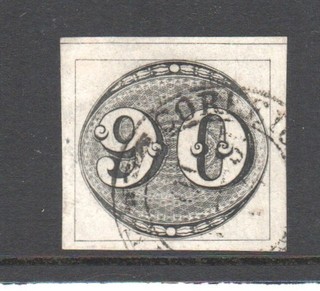 Brazil 1843 90r Bull's Eye very fine
