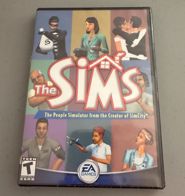 Vintage The Sims 1 Original For PC Game 2002 EA People Simulator- Factory Sealed