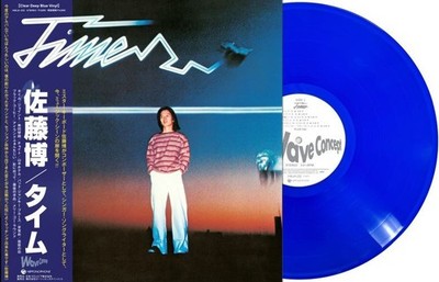 Hiroshi Sato   Time   Clear Deep Blue Vinyl w/ Obi Strip (2026 Remaster) - NEW