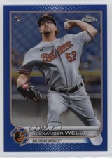 2022 Topps Chrome Blue Refractor 58/150 Alex Wells Alexander Wells #49 1my2