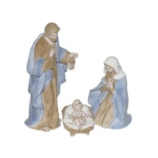NATIVITA' SET 3 pz in porcellana lucida