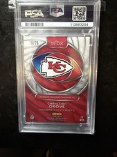 Panini Spectra Christian Okoye Chiefs 2024 psa 9. /75