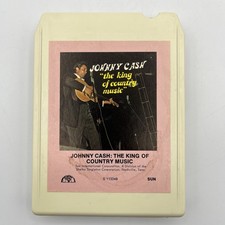 Johnny Cash - The King of Country - Restored 8 Track Tape - New Pad and Splice
