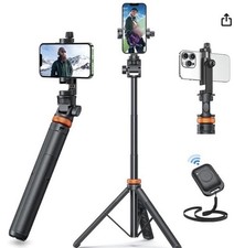 EUCOS 62" Phone Tripod, Tripod for Iphone  Selfie Stick with Remote, Extendable