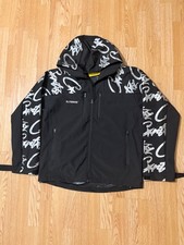 Corteiz Elitework Black Windbreaker Jacket Size M