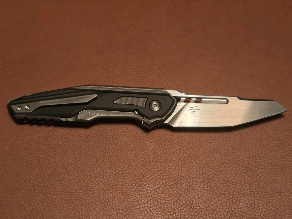 Navaja de Bolsillo Plegable Kizer Zero S45VN Hoja Titanio y Aluminio Mango Ki3664A2 Foto 2 de 4