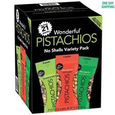 Wonderful Pistachios Variety Pack 0.75 oz 21 pk