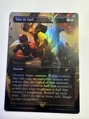 Saw in Half (Rainbow Foil) Secret Lair Drop Foil