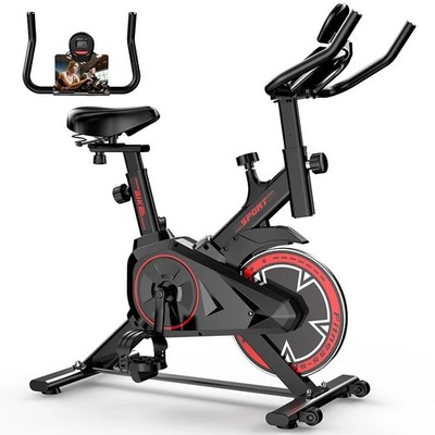 Heimtrainer LCD Indoor Cycling Fitness Bike Fahrrad Trimmrad Hometrainer 120 kg