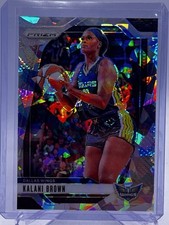 2024 Panini Prizm WNBA Kalani Brown #29 Ice Prizms Dallas Wings