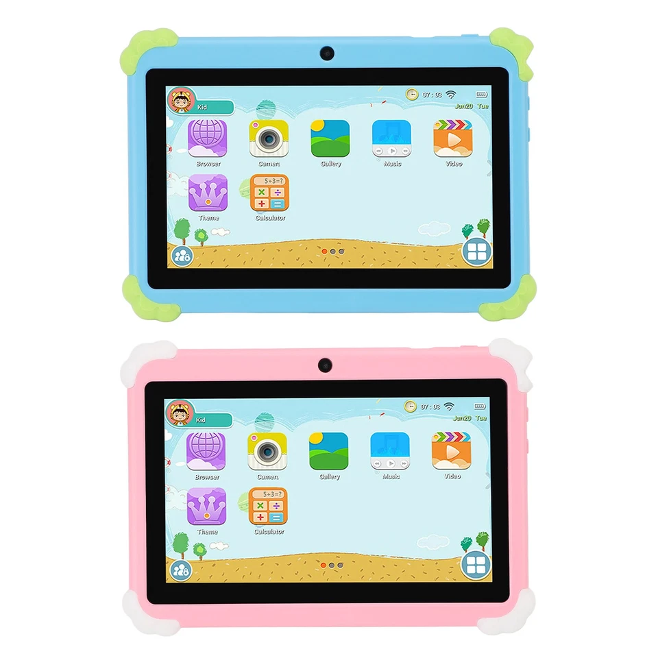 7 Inch Tablet With Protective Case Stand 1GB 16GB 1024x600 HD Touch Screen Table - Bild 4 von 4