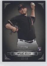 2012 Bowman Sterling Black Refractor 25/25 Wade Miley #2 1c7