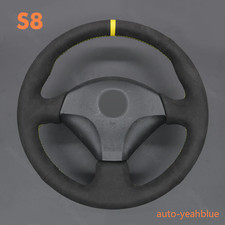 Alcantera Steering Wheel Cover Stitching Wheel Wrap For Acura Rsx 2002-2006 A