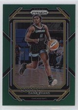 2023 Panini Prizm WNBA Green Prizm Dana Evans #59 13cr