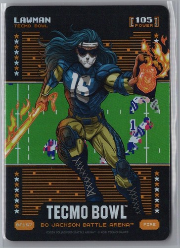 Bo Jackson Battle Arena Tecmo Bowl Fire Lawman Trevor Lawrence foil